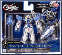 GN-001 Gundam Exia from Gundam Infinity - Basic Series manufactured by Bandai [Front]