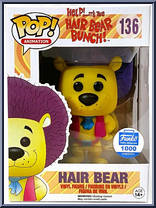 Hair Bear (Yellow / Purple Hair) from Hair Bear Bunch - Pop! Vinyl Figures manufactured by Funko [Front]