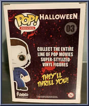 Michael Myers (Glow) (Chase) from Halloween - Pop! Vinyl Figures manufactured by Funko [Back]