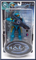 Cyan Spartan from Halo 2 - Series 7 manufactured by Joyride Studios [Front]