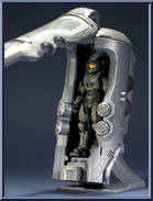 UNSC Cryotube (with Master Chief) from Halo 4 - Deluxe Figures manufactured by McFarlane [Loose]