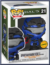 Spartan Mark V [B] (with Energy Sword) (Red Sword) (Chase) from Halo - Pop! Vinyl Figures manufactured by Funko [Front]