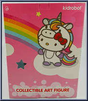 Unicorn (Black) from Hello Kitty - Basic Series manufactured by Kidrobot [Back]