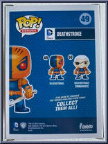 Deathstroke (Metallic) from Heroes - DC Comics Pop! manufactured by Funko [Back]