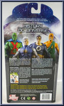 Captain Atom from History of the DC Universe - Series 4 manufactured by DC Direct [Back]
