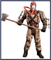 Professor (Rippin' Axe) from House of 1000 Corpses - Basic Series manufactured by Trick or Treat Studios [Loose]