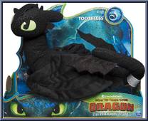 Toothless (Deluxe) from How to Train Your Dragon - Hidden World - Plush manufactured by Spinmaster [Front]