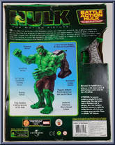 Hulk (Battle Action) from Hulk - Motion Picture - 13" Figures manufactured by Toy Biz [Back]