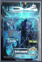 Alien Shocktrooper from ID4 - Independence Day - Basic Series manufactured by Trendmasters [Front]