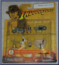 Motorcycle from Indiana Jones - Micro Action manufactured by Disney [Front]