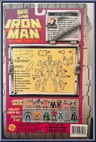 War Machine from Iron Man - Series 1 manufactured by Toy Biz [Back]