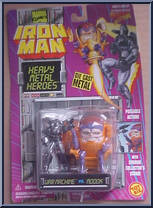 War Machine vs. Modok from Iron Man - Heavy Metal Heroes manufactured by Toy Biz [Front]