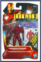Crimson Dynamo from Iron Man 2 - 2010 Movie - Comic Series manufactured by Hasbro [Front]