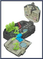 War Machine from Iron Man 2 - 2010 Movie - Micro Heads Mini Playsets manufactured by Hasbro [Loose]