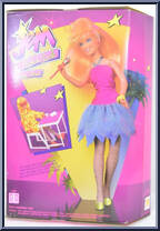 Jem (Flash'n Sizzle) from Jem and the Holograms - Dolls manufactured by Hasbro [Back]