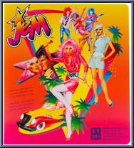 Jem (Neon) from Jem and the Holograms - ReAction Figures manufactured by Super7 [Back]