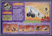 Land S.A.B.R.E. with Eddie Carr from Jurassic Park - Chaos Effect - Vehicle / Figure Packs manufactured by Kenner [Back]