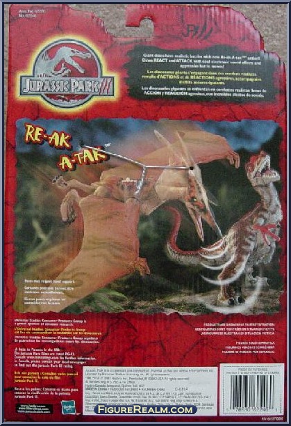 Tapejara Jurassic Park Iii Electronic Re Ak A Tak Hasbro Action Figure 8083