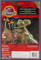 Dilophosaurus from Jurassic Park III - Electronic RE-AK A-TAK manufactured by Hasbro [Back]