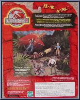 Eric Kirby & Alpha Pteranodon from Jurassic Park III - Humans manufactured by Hasbro [Back]
