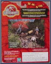 Military General & T-Rex from Jurassic Park III - Humans manufactured by Hasbro [Back]