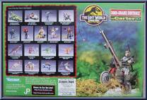 Dino-Snare Dirtbike with Carter from Jurassic Park - Lost World - Vehicle / Figure Packs manufactured by Kenner [Back]