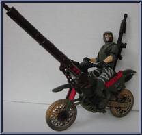Dino-Snare Dirtbike with Carter from Jurassic Park - Lost World - Vehicle / Figure Packs manufactured by Kenner [Dirtbike]