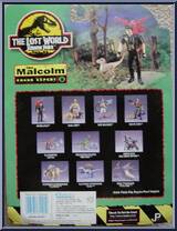 Ian Malcolm from Jurassic Park - Lost World - Humans - Series 1 manufactured by Kenner [Back]