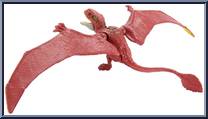 Dimorphodon (Red) from Jurassic World - Camp Cretaceous - Attack Pack manufactured by Mattel [Loose]