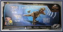 Epic Roarin' Tyrannosaurus Rex from Jurassic World - Camp Cretaceous - Massive Biters manufactured by Mattel [Back]