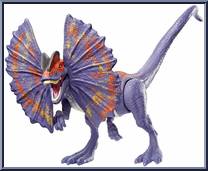 Dilophosaurus from Jurassic World - Dino Rivals - Savage Strike manufactured by Mattel [Loose]