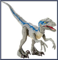 Velociraptor Blue from Jurassic World - Dino Rivals - Savage Strike manufactured by Mattel [Loose]