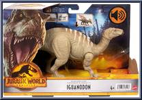 Iguanodon from Jurassic World - Dominion - Roar Strikers manufactured by Mattel [Front]