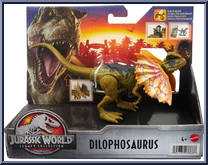 Dilophosaurus from Jurassic World - Legacy Collection - Basic Series manufactured by Mattel [Front]