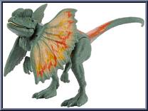 Dilophosaurus from Jurassic World - Primal Attack - Savage Strike manufactured by Mattel [Loose]