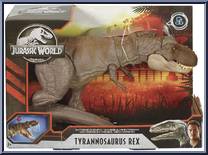 Extreme Chompin' Tyrannosaurus Rex from Jurassic World - Primal Attack - Massive Biters manufactured by Mattel [Front]