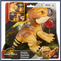 Aquilops 'Dolores' from Jurassic World - Rebirth - Primal Protector manufactured by Mattel [Front]