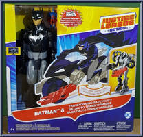 Batman & Transforming Motorcycle from Justice League Action - Vehicles manufactured by Mattel [Front]