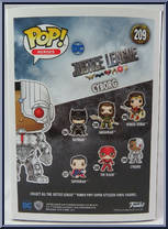 Cyborg from Justice League - Pop! Vinyl Figures manufactured by Funko [Back]