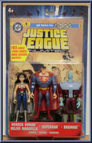 Wonder Woman / Superman / Brainiac from Justice League Unlimited - 3-Packs manufactured by Mattel [Front]