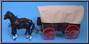 Frontier Wagon (Bent Legs) from Karl May - Accessories manufactured by Mattel [Loose]