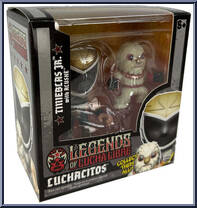 Tinieblas Jr. (Gold Costume) from Legends of Lucha Libre - Mini manufactured by Boss Fight Studio [Front]