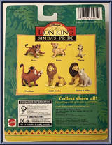 Simba & Nala from Lion King - Simba's Pride manufactured by Mattel [Back]