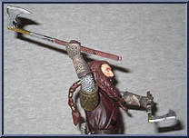 Gimli (Axe Swinging) (Ring Pedstal) from Lord of the Rings - Fellowship of the Ring - Series 2 manufactured by Toy Biz [Loose]