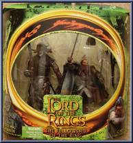 Uruk-Hai Warrior vs Gimli from Lord of the Rings - Fellowship of the Ring - Multi-Packs manufactured by Toy Biz [Front]