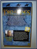 Legolas from Lord of the Rings - Return of the King - Deluxe Poseable Figures manufactured by Toy Biz [Back]