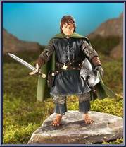 Pippin in Armor from Lord of the Rings - Return of the King - Series 4 manufactured by Toy Biz [Loose]