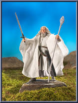 Gandalf the White from Lord of the Rings - Return of the King - Series 2 manufactured by Toy Biz [Loose]