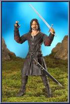 Aragorn (Helm's Deep, Super poseable) from Lord of the Rings - Trilogy - Two Towers - Series 3 manufactured by Toy Biz [Loose]