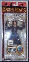 Aragorn (Helm's Deep, Super poseable) from Lord of the Rings - Trilogy - Two Towers - Series 3 manufactured by Toy Biz [Front]